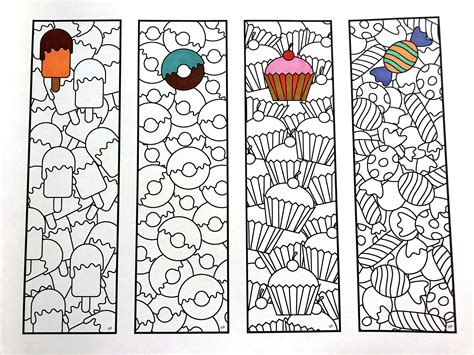 Bookmarks Coloring Printable